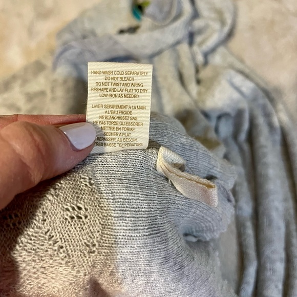 Free People Grey Lace Turtleneck - Picture 9 of 10